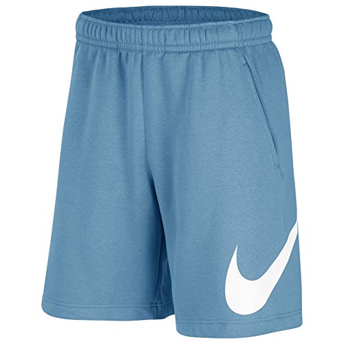 Nike Men's Sportswear Graphic Club Short, Cerulean/Cerulean, Large