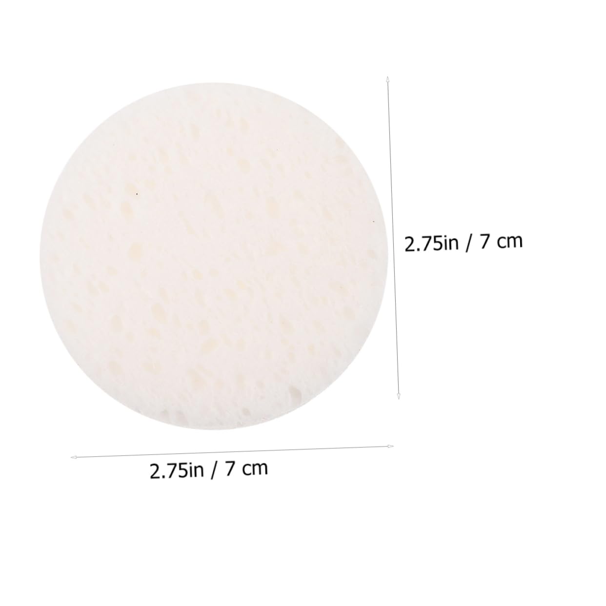 BESTYASH 40pcs Face Washing Pads Rounded Makeup Applicators for Comfortable Cleansing for Foundation and Powder Cosmetic Tool for Women