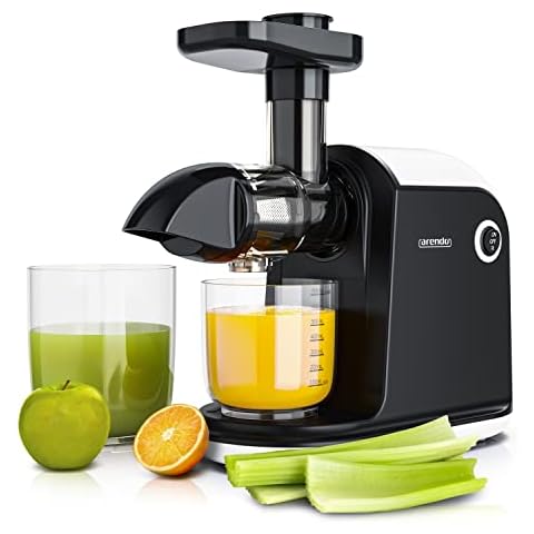 Arendo - Slow Juicer Entsafter Edelstahl Cover