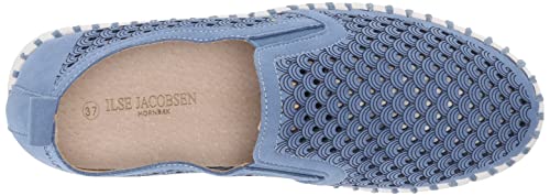Image of Ilse Jacobsen HORNBAEK Women's Tulip Slip-On Flat | Elastic Side Panels | Lightweight Flexible Comfort.