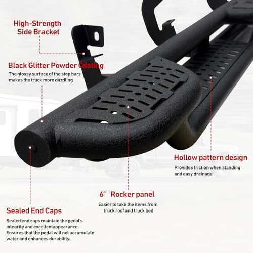 Barras laterales de acero para Chevy Silverado GMC Sierra miniatura 3