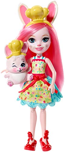 Enchantimals Kitchen Fun Playset + Bree Bunny Doll & Twist Figure #TOP2