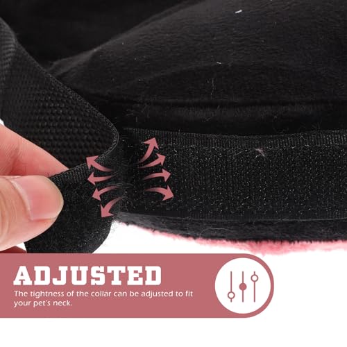Collier gonflable de récupération chat en tissu doux de qualité supérieure