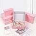 DEZIBOX 9x6x2 Pink Shipping Boxes, 45 Pack Corrugated Cardboard Mailer Boxes for Packaging Small Business Mailing Gift