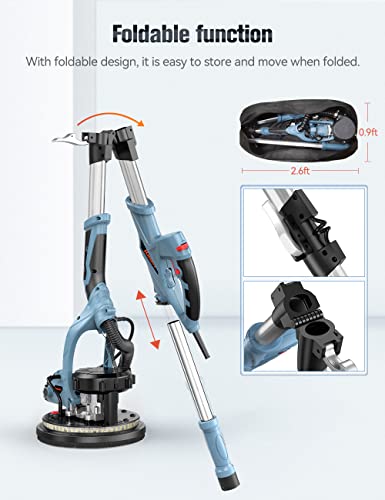 image for Handife Drywall Sander 800W 7A Drywall Sander with Vacuum Auto Dust Co