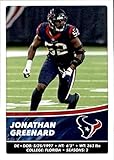 2022 Panini NFL Stickers #182 Jonathan Greenard Houston Texans Football Sticker
