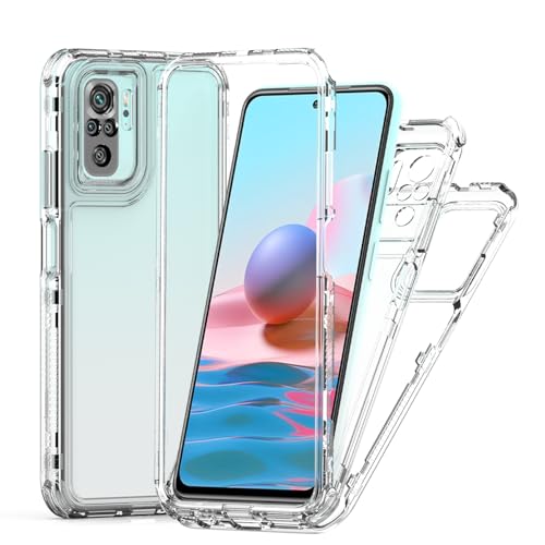 Xiaomi Redmi Note 10 4G/note10S 4G/Note11 SE 4G(Inde)/Poco M5s 4G(Inde) �N���X�^���N���A�P�[�X�A�ϏՌ��ی�d�b�P�[�X�A�A���`�X�N���b�`�ی쓧���X�����J�o�[