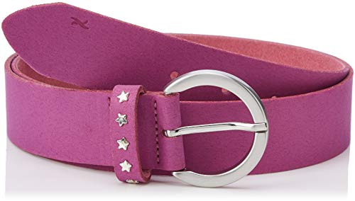 BRAX Ledergürtel Uni mit Sternchen Cintura Donna