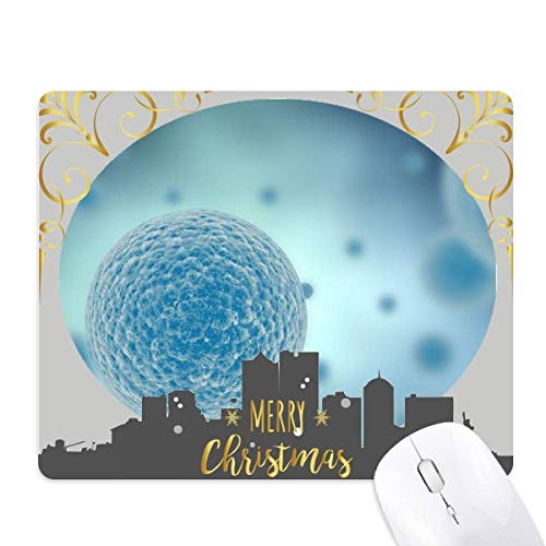 Tapis de souris la nuit de noël en caoutchouc cadeau idéal pour geek