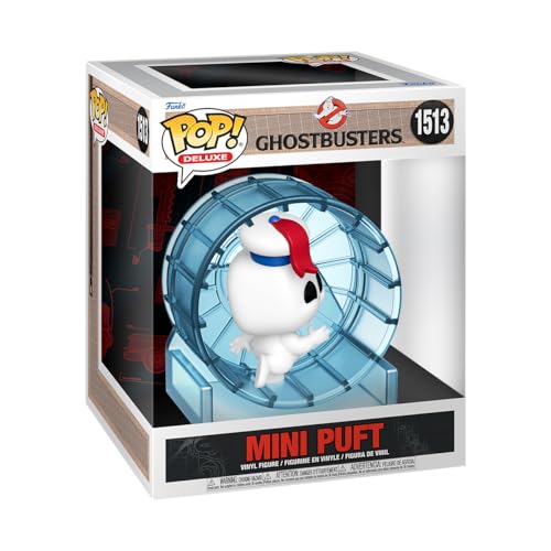 Funko Pop! Deluxe : Ghostbusters: Frozen Empire - Mini Puft In Wheel - Ghostbusters: Frozen Empire - Figura de Vinilo Coleccionable - Mercancia Oficial - Movies Fans