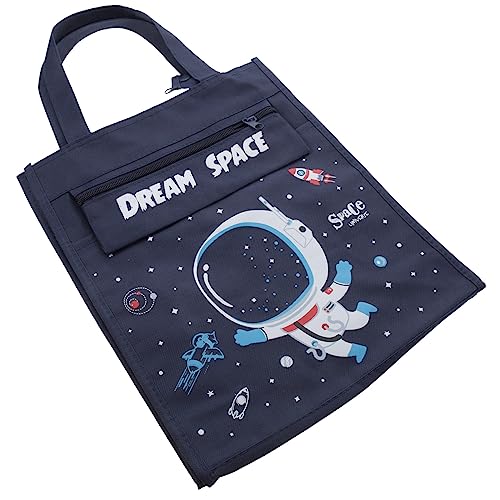 Sac Fourre Tout Toile Grand Format Lot de 4 Cabas de Course et Plage Motif Extraterrestre - 7