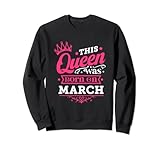 Photo Gallery wear miss march graphic tee, this queen was born on march felpa Photo Gallery wear miss march graphic tee, this queen was born on march felpa
