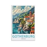 Metallschilder, Göteborg, Schweden, Poster, Blechschilder, 