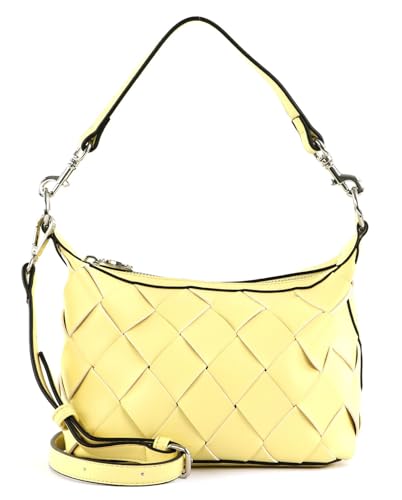Bolso de hombro Midi Hobo SEIDENFELT MANUFAKTUR SFM247 Soft Lemon ideal para diario y paseos