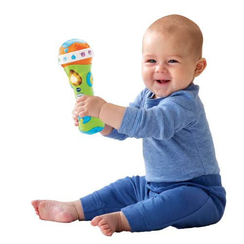 VTech Microphone chantant pour enfants | Microphone jouet avec effet voix amplifié et sons d'animaux | Jouets éducatifs pour garçons et filles de 1, 2, 3 ans et plus, 78763 – Image 7