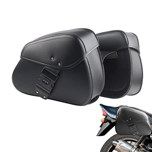 Motorcycle Saddlebags, Dirt Saddle Bags, Travel Luggage Saddlebags Detachable Motorcycle Side Bag for Scooter Puchen