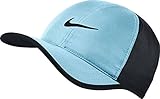 Nike NikeCourt AeroBill Featherlight Tennis Cap Vivid Sky/Black/Black/Black Caps