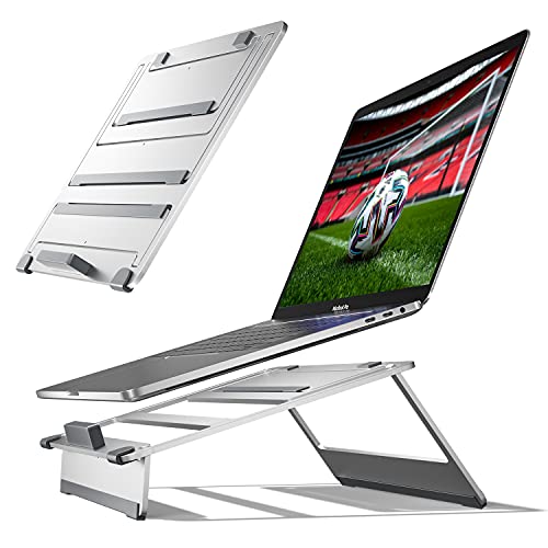 Laptop Stand - Newaner Adjustable Laptop Holder - Aluminum Multi-Angle Laptop Riser Compatible with 10"-17" MacBook Pro/Air, Samsung, HP, Lenovo, Surface Laptop and so on