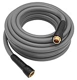 YOTOO Heavy Duty Hybrid Garden Water Hose 5/8-Inch by 50-Feet 150 PSI Kink Resistant, Flexible with...