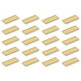 SHOP AWARDS AND GIFTS 7/16 Inch Gold Service Bar Chenille Lapel Pin, Sports Team Varsity Letterman Jacket Achievement Recognition, Bulk Pack of 20