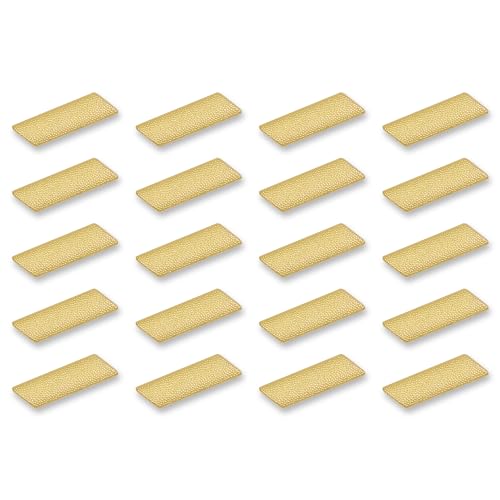 Image of SHOP AWARDS AND GIFTS 7 /16 Inch Gold Service Bar Chenille Lapel Pin, Sports Team Varsity Letterman Jacket Achievement Recognition, Bulk Pack of 20