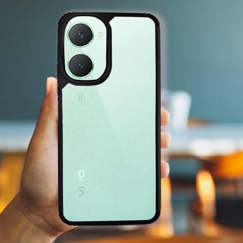 Image of AIBEX Crystal Clear Back Case Compatible with iQOO Z9 Lite 5G / Vivo Y28S 5G / Vivo T3 Lite 5G / Vivo Y18 4G / Vivo Y18e 4G / Vivo Y18i 4G Back Cover Case | 360 Degree Protection