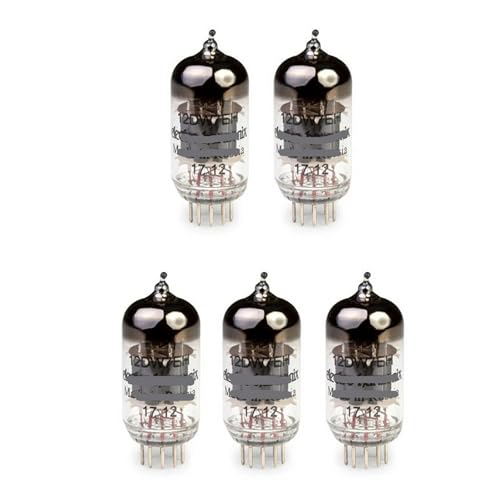 Tubes à vide 12DW7 ECC832 de préamplification Quintet pour une fidélité audio absolue