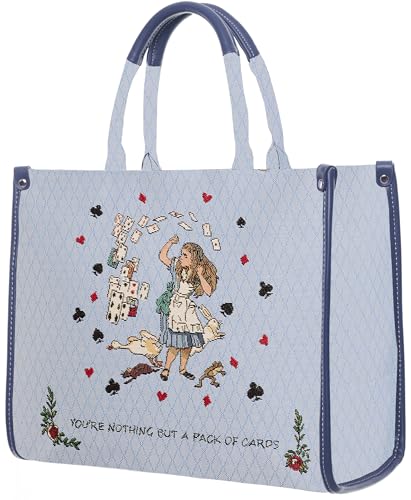 Sac de ville Alice au pays des merveilles, le cadeau idéal pour passionnée de lecture
