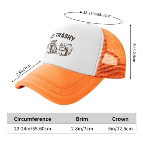 Image of Funny Trucker Hats,Trucker Hat Baseball Cap for Women Snapback Adjustable Hat Humor Gift Men