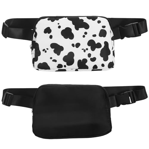 VERDANVERSE 2 Piezas Riñonera para Correr Moda Riñonera Pequeña para Hombre y Mujer para Running y Outdoor