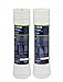 EcoPure Dual Stage Under Sink Replacement Water Set (ECODWF) | NSF Certified | Fits ECOP20 System | 6-Month Filter Life, 2 Count (Pack of 1)