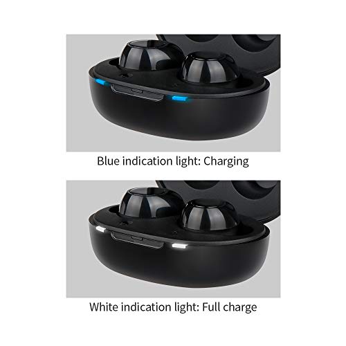 JINGHAO Rechargeable Hearing Amplifiers- Digital Sound Amplifier Pair with USB Carrying Battery Case in The Ear Hearing Assist
