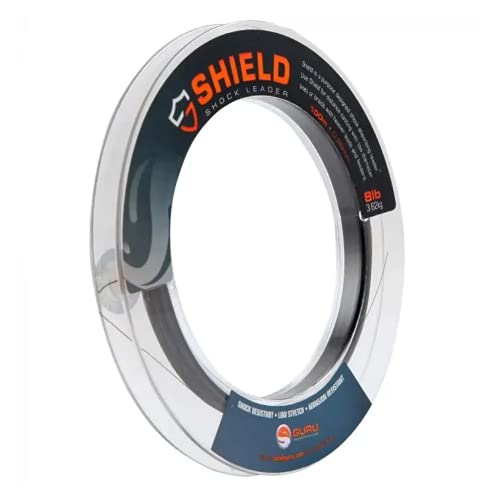 Guru Shield Shock Leader 12Lb, Transparent