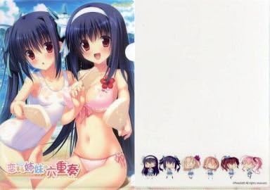 Amazon 恋する姉妹の六重奏 セクステット げっちゅ屋a4クリアファイル アニメ 萌えグッズ 通販