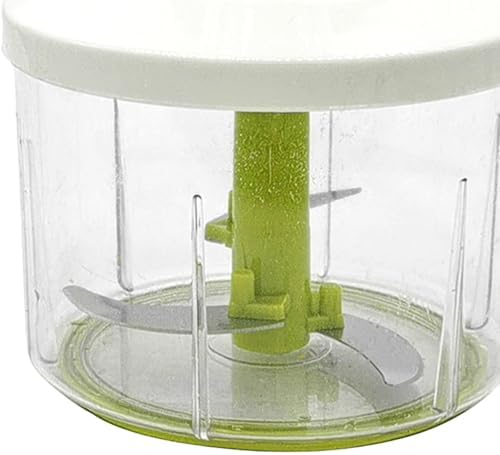 Kitchen Hand Food Processor Manual Food Chopper Vegetable Chopper Hand Pressed Onion Chopper for Onions, Garlic, Herbs, Nuts, Fruits