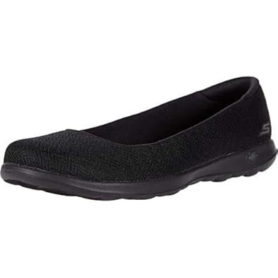 skechers go step lite enchanted womens comfort ballet flats