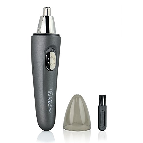 ProduSpa Nose Hair Trimmer For Men and Women, Electronic Ear and Eyebrow Remover with Stainless Steel Vacuum Blades