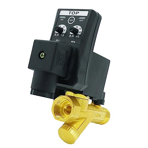 Generic 220V Ac 1/2" Automatic Electronic Timed Air Compressed Drain Valve #TOP4