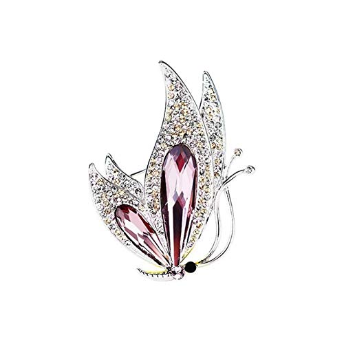 Cadeau idéal : broche en cristal étincelante et corsage de mode pour femmes WXKAGF