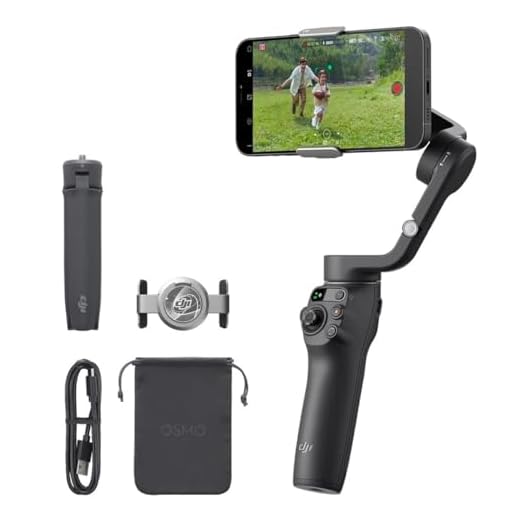 DJI Estabilizador para Smartphones OSMO Mobile 6, en Tres Ejes para teléfonos, Brazo Extensible Integrado, portátil y Plegable, estabilizador para videoblogs, vídeos de Youtube y TikTok, Slate Gray