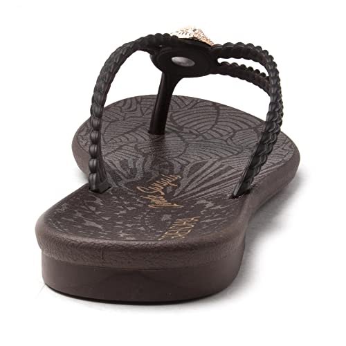 Grendha Cowry Mujer Sandalias Negro 36 EU Cover