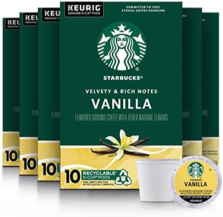 Starbucks Vanilla Keurig Pods, Light 