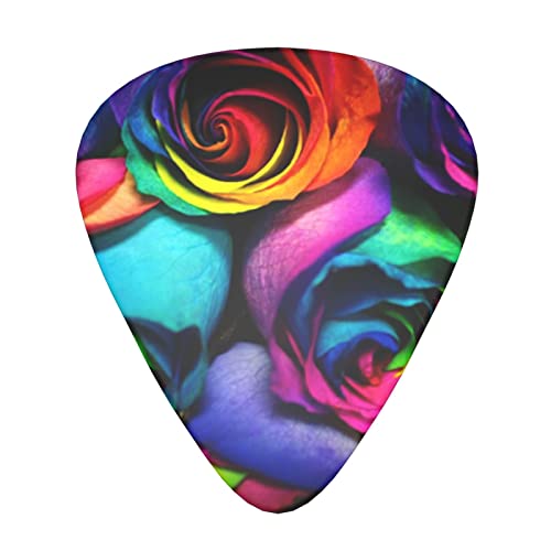 Rainbow Rose Lot de 3 médiators en celluloïd coloré pour guitare basse, amateurs de musique, guitare, électrique, acoustique 0,46 mm, 0,71 mm, 0,96 mm - Les Beatles, Paul McCartney, John Lennon, RIngo Starr, George Harrison Rainbow Rose Lot de 3 médiators en celluloïd coloré pour guitare basse, amateurs de musique, guitare, électrique, acoustique 0,46 mm, 0,71 mm, 0,96 mm