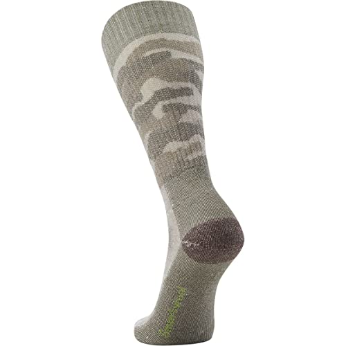 Smartwool Men's Hunt Full Cushion Merino Wool Camo Tall Crew Socks – Classic Edition, Military Olive, X-Large #TOP1
