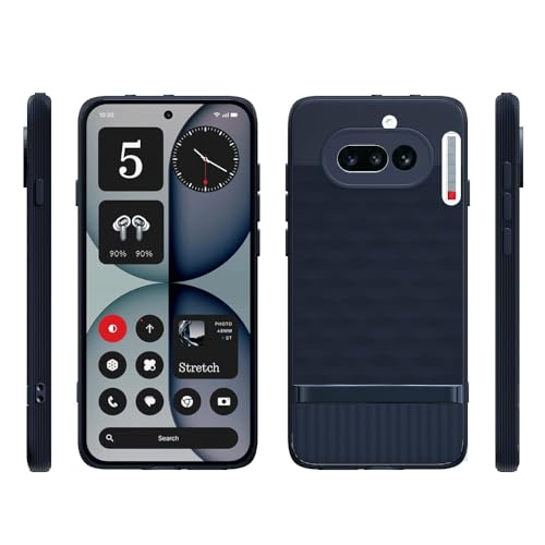 Image of Shockproof Case Compatible with Nothing Phone (4a) 5G | Full Camera Protection | TPU Flexible Back Cover for Nothing Phone (4a) 5G (Steel Blue)