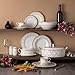 Noritake Trefolio Gold 12-Piece Dinnerware Set, Service for 4