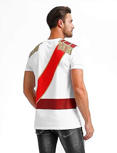 Funny World Men's Prince Costume Royal Charming Halloween T-Shirts