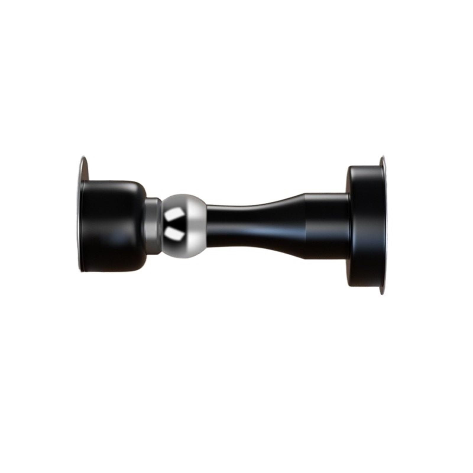 Stainless Steel Doorstop Door Stoppers Heavy Duty Stopper Powerful Bedroom(Black)