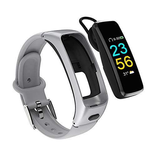 SPORS Reloj Inteligente 2 en 1 con Auriculares inalámbricos Bluetooth, Auriculares Deportivos...