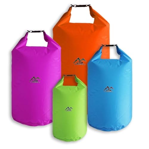 Bolsa seca impermeable para exteriores 40L naranja para camping, excursionismo, natación, navegación y rafting miniatura 2